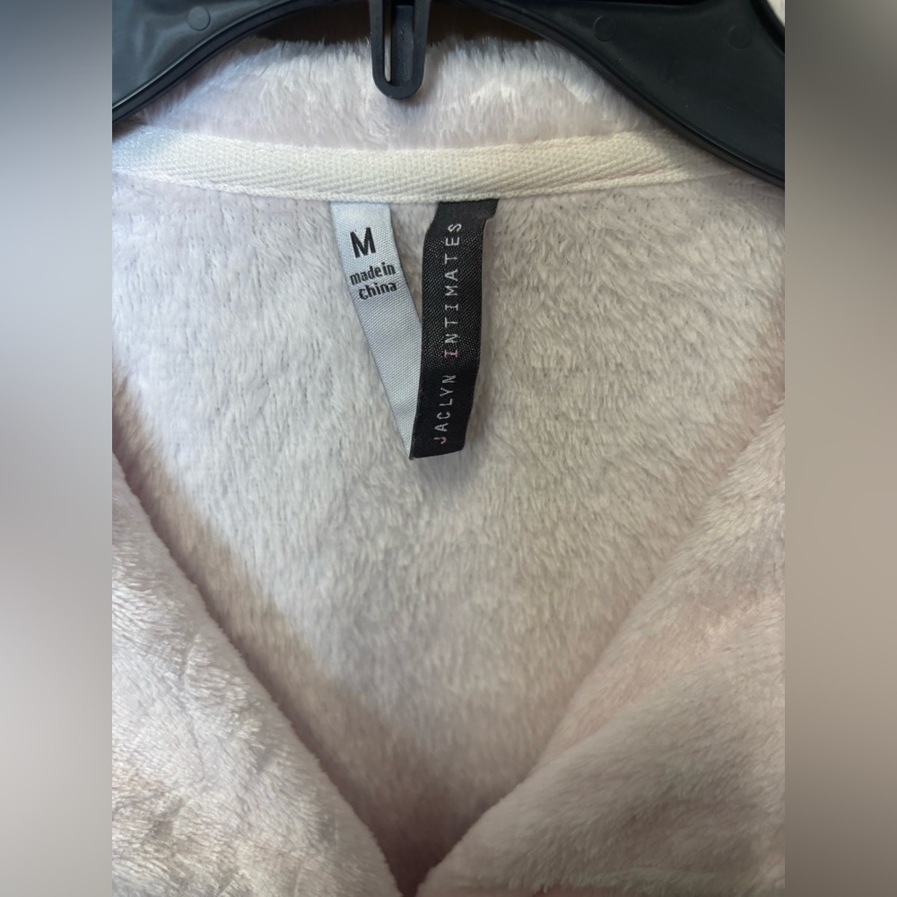 Soft Pink Button-Up Pajama Top with Heart - Picture 3 of 16